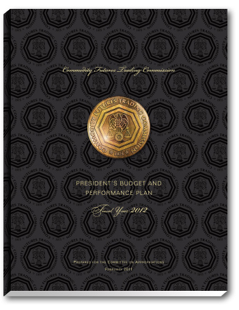 Image showing the cover of the CFTC President's Budget and Performance Plan for Fiscal Year 2012.
