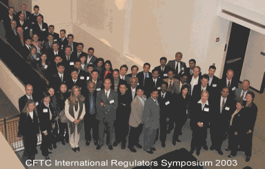 Photograph of participants at CFTC International Regulations Symposium 2003