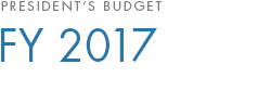 President's Budget FY 2017